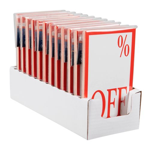 Quikstik Display Tickets % Off 75x125mm Pack 120