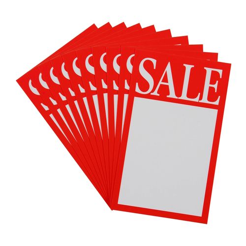Quikstik Display Tickets Sale 75x125mm Pack 120