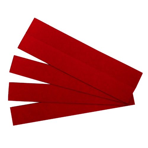 Quartet Magnet Strips 22x150mm Red Pack 25