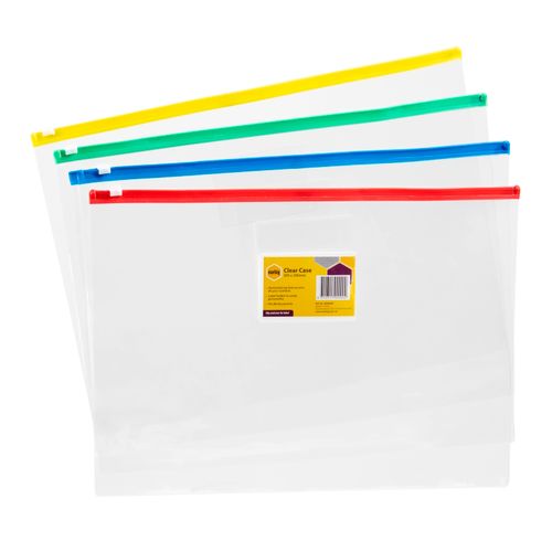 Marbig Clear Case B4 395x290mm Assorted