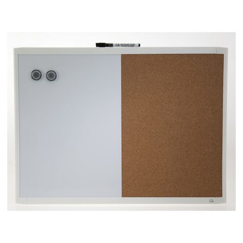 Quartet Combo Board White Frame 430X580mm
