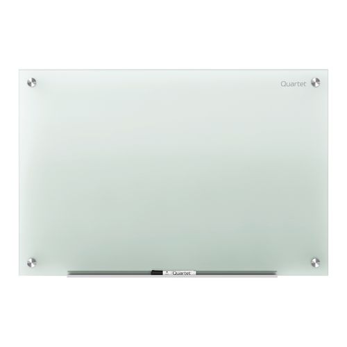 Quartet Infinity Glass Board 450x600mm Frost Magnetic