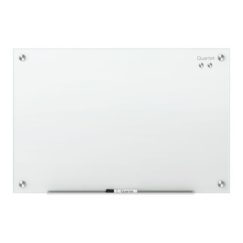 Quartet Infinity Glass Board 450x600mm White Magnetic