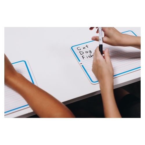 Quartet Whiteboard 2 Sided Lap 230x305mm Non-Magnetic Blank/Dotted Thirds Lined
