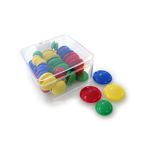 Visionchart Magnetic Buttons Assorted Pk48