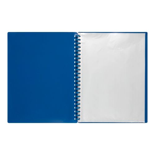Marbig Display Book A4 Refillable 20 Pocket Blue