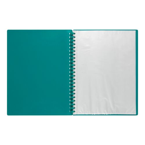 Marbig Display Book A4 Refillable 20 Pocket Green
