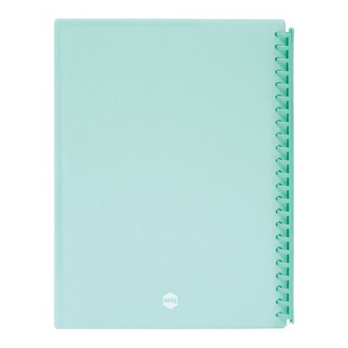Marbig Display Book Refillable 20 Pocket Insert Cover Green Pack 12