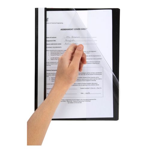 Marbig Flat Files A4 Deluxe Black