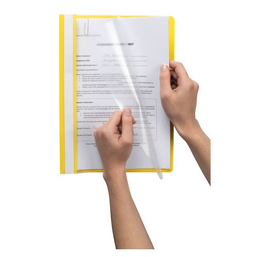 Marbig Flat Files A4 Economy Yellow