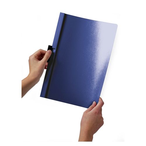 Durable Duraclip 30 Document File A4 30 Sheet Cap Dark Blue