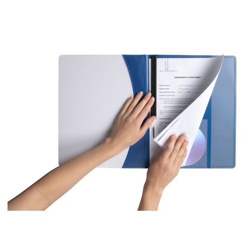 Marbig Flat Files A4 Premier Blue