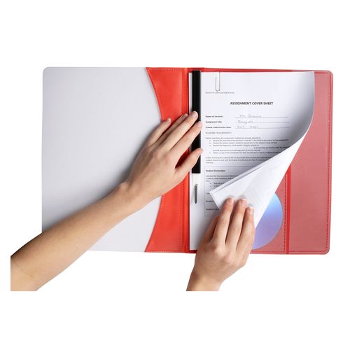 Marbig Flat Files A4 Premier Red