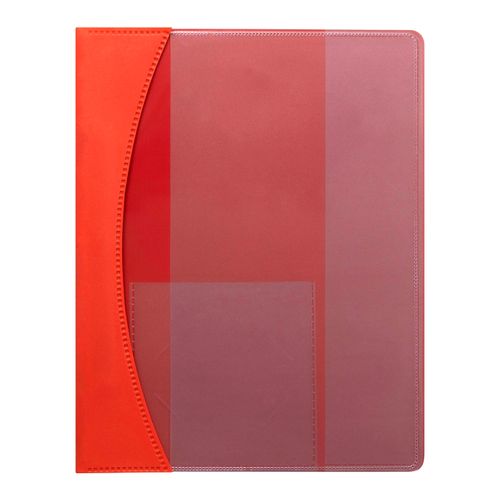Marbig Flat Files W/ Insert Cover A4 Premier Red