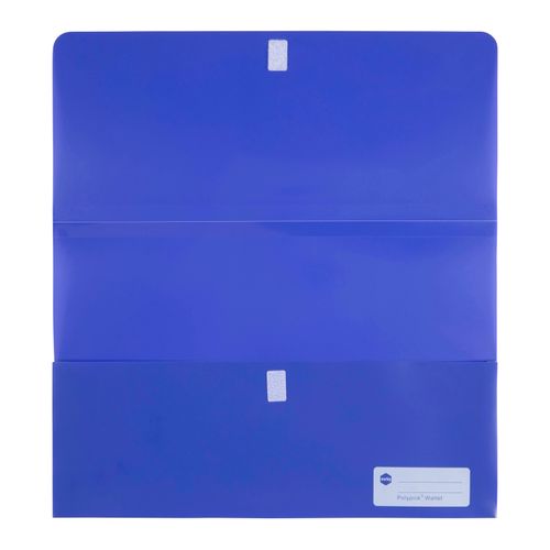 Marbig Polypick Document Wallet Foolscap Purple - Sold Each (12 per pack)