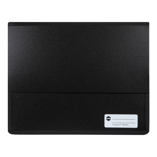 Marbig Polypick A4 Heavy Duty Document Wallet Black