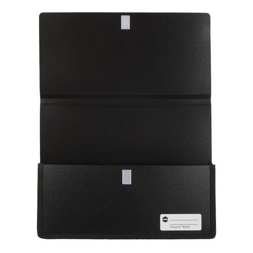 Marbig Polypick A4 Heavy Duty Document Wallet Black