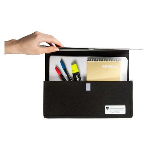 Marbig Polypick A4 Heavy Duty Document Wallet Black