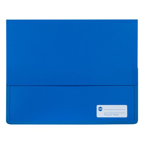 Marbig Polypick A4 Heavy Duty Document Wallet Blue