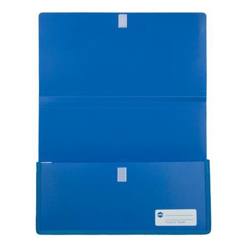 Marbig Polypick A4 Heavy Duty Document Wallet Blue