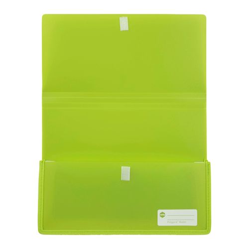 Marbig Polypick A4 Heavy Duty Document Wallet Lime