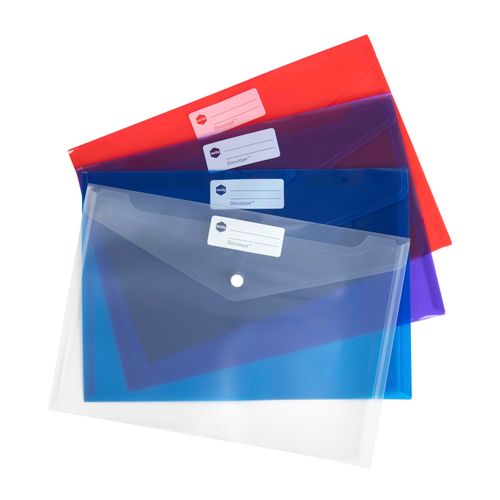 Marbig Doculope Document Wallet A4 Assorted Pack 10