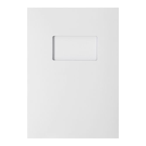 Marbig Professional Series A4 Presentation Folders With Window Gloss Pack 10 White
