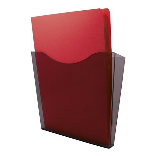Esselte Wall Mount Document Pocket Portrait Smoke