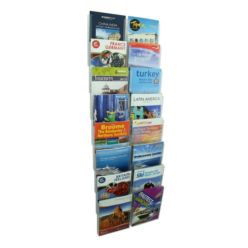 Esselte Cliplock Brochure Holder A4 8t-16 Com