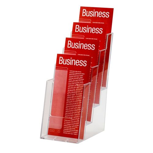 Esselte Brochure Holder Free Standing DL 4 Tier