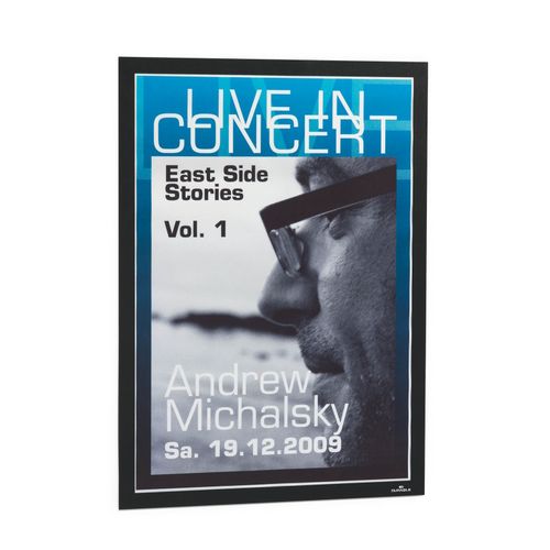 Durable Duraframe Self Adhesive Sign Holders A3 Black Pack 2