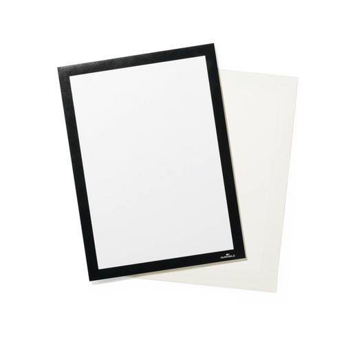Durable Duraframe Sign Holders Grip A4 Black