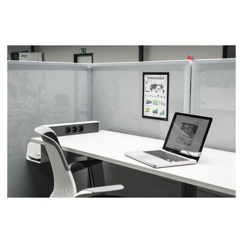 Durable Duraframe Sign Holders Grip A4 Black