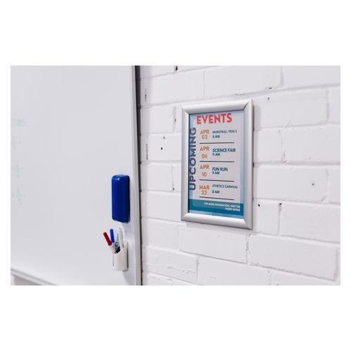 Quartet Instant Poster Snap Frame A4 25mm Silver