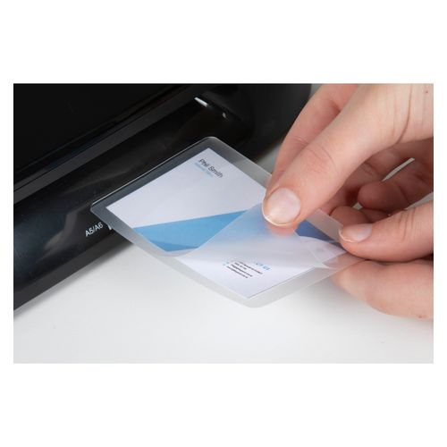 Rexel Laminating Pouch 67x98mm 180 Micron Pack 50