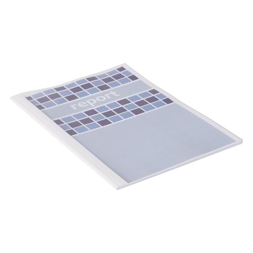 Gbc Binding Cover Thermal 6.0mm White Pack 100