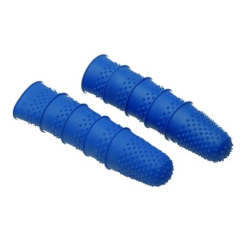 Rexel Thimblette Finger Cones Blue Size 2 Box 10