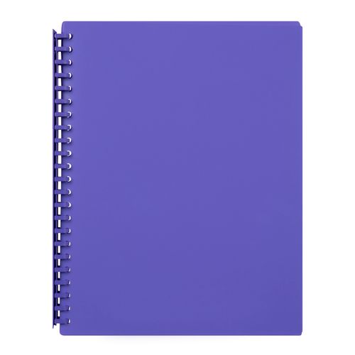 Marbig Display Book A4 Refillable 20 Pocket Purple