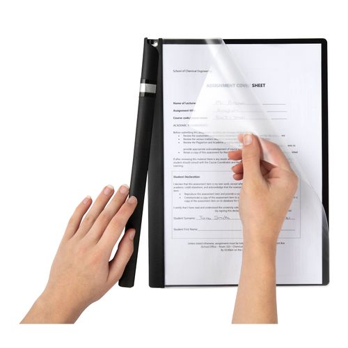 Marbig Clamp File A4 Black
