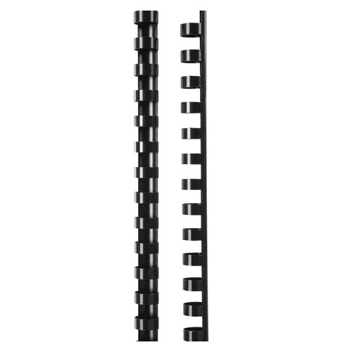 Gbc Binding Comb 12mm Black Pack 100