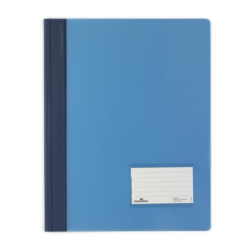 Durable Flat File A4 Premier Extra Wide Translucent Blue