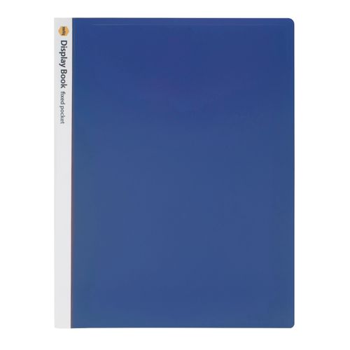 Marbig Display Book A4 20 Fixed Pocket Blue