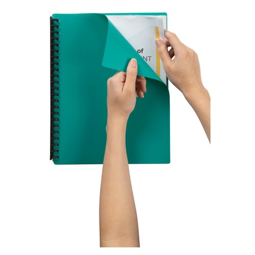 Marbig Display Book 2007404 A4 Refillable Green 40 Pocket