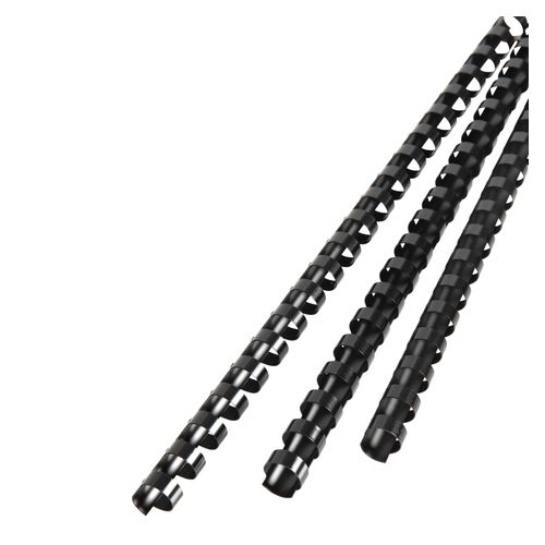 RexelBinding Comb 12.5mm Black Pack 100