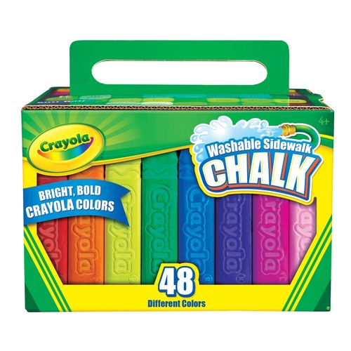 Crayola Chalk 51 2048 Sidewalk Assorted Colours Pk48
