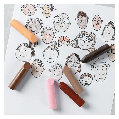 Friendship Colours Stubbies Crayons 6 Colours Box 36