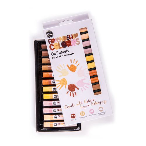 EC Friendship Colours Oil Pastels Box 12