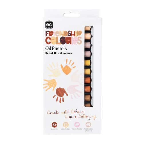 EC Friendship Colours Oil Pastels Box 12