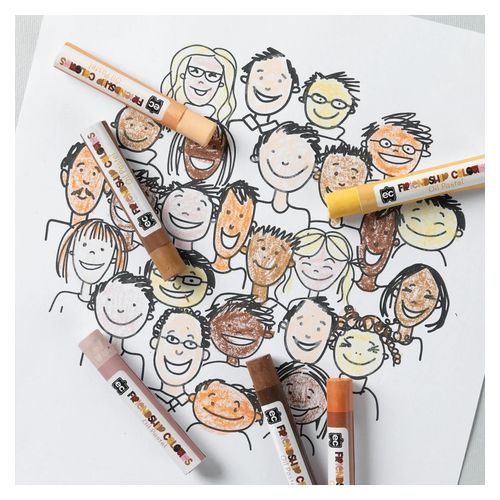 EC Friendship Colours Oil Pastels Box 12