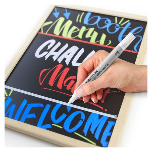 Staedtler Lumocolor 344 Chalk Markers Assorted Pack 8